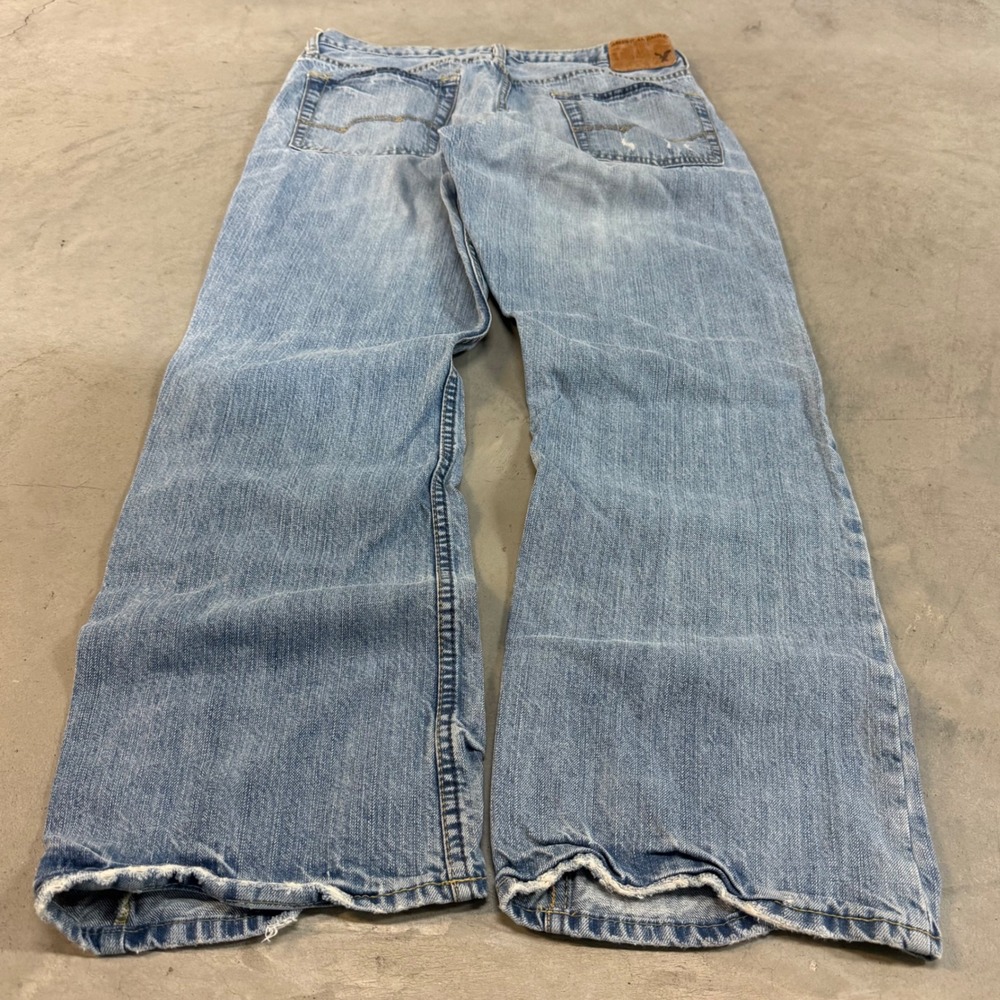 2000s y2k american eagle relaxed bootcut jeans
